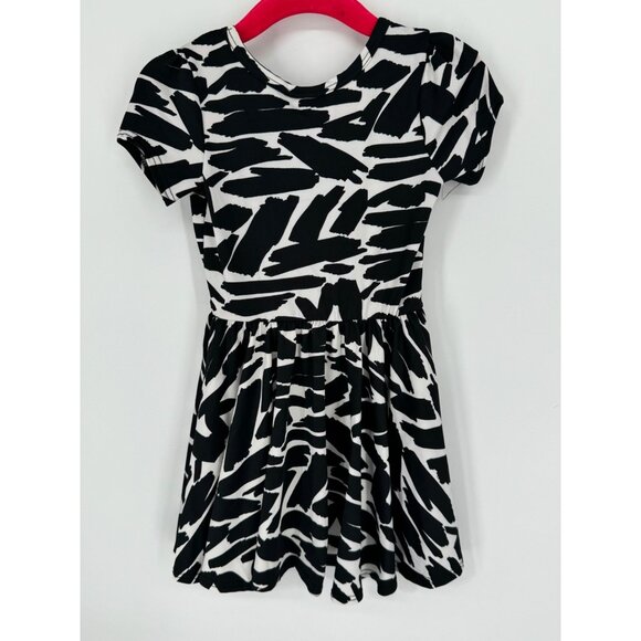 Dotdotsmile Girls Dress Size 12/24 Months Black and White Print New With Tags - Picture 5 of 5